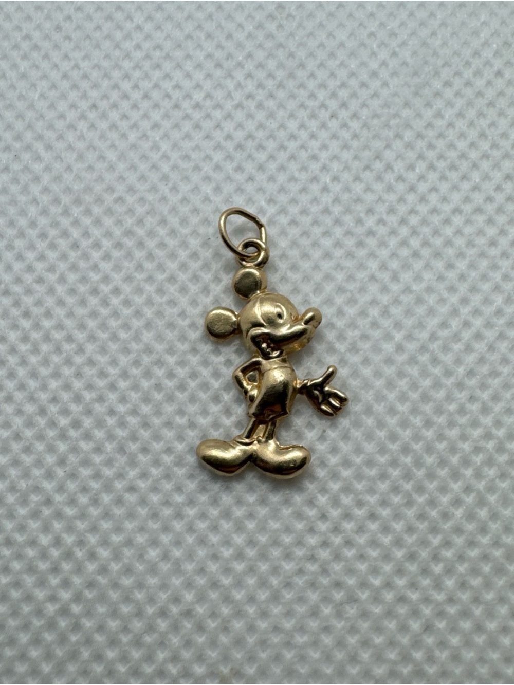 Rare Vintage Van Dell Disney Mickey Mouse 14K Yellow Gold Charm/Pendant - Picture 1 of 8
